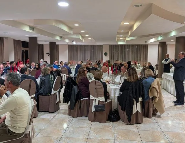 La cena con clienti e partner